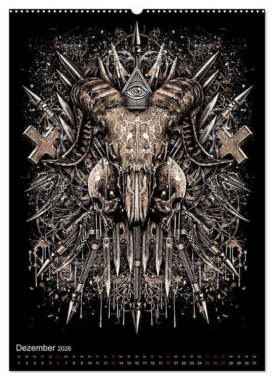 Produktbild: BLOODBOY/WAR ILLUSTRATION (hochwertiger Premium Wandkalender 2026 DIN A2 hoch), Kunstdruck in Hochglanz