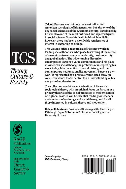 Produktbild: Talcott Parsons