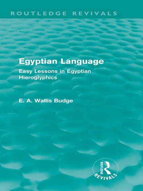 Produktbild: Egyptian Language (Routledge Revivals)