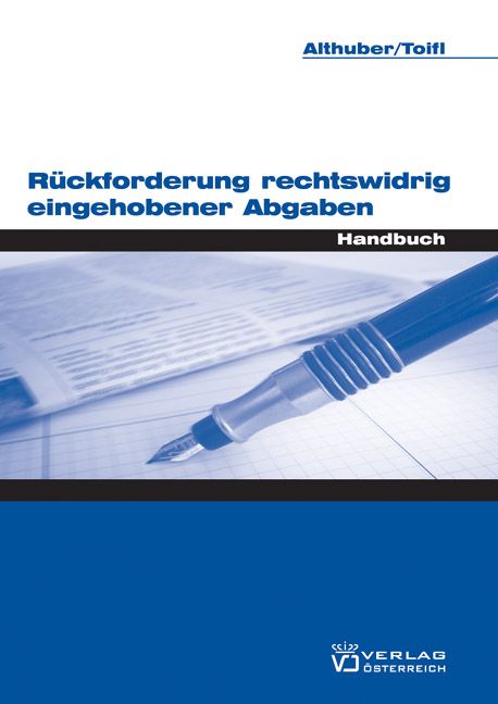 Produktbild: R&uuml;ckforderung rechtswidrig erhobener Abgaben