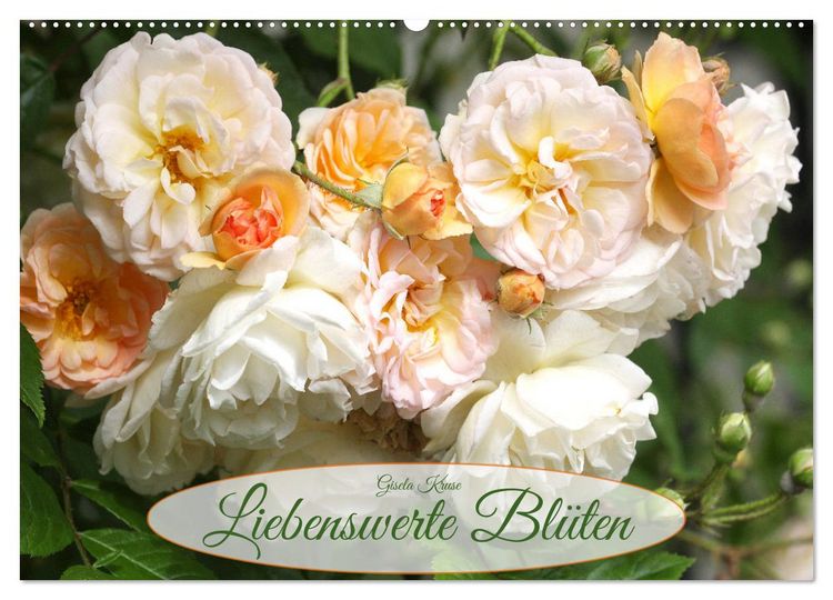 Produktbild: Liebenswerte Bl&uuml;ten (Wandkalender 2026 DIN A2 quer), CALVENDO Monatskalender