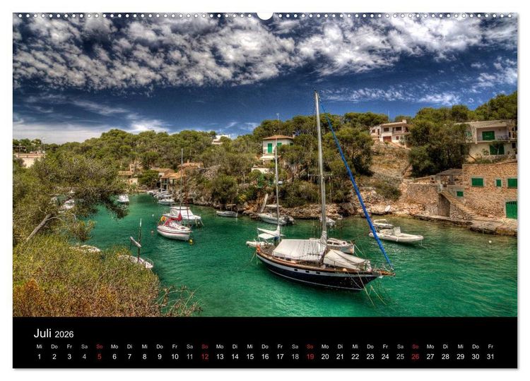 Produktbild: Mallorca 2026 - Mallorquinische Tr&auml;ume (Wandkalender 2026 DIN A2 quer), CALVENDO Monatskalender