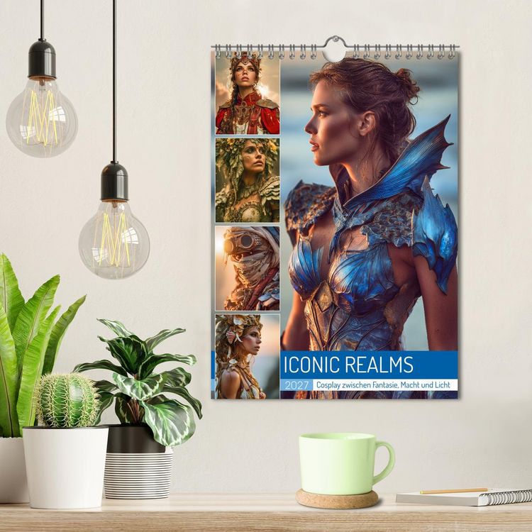 Produktbild: Iconic Realms (Wandkalender 2027 DIN A4 hoch), CALVENDO Monatskalender