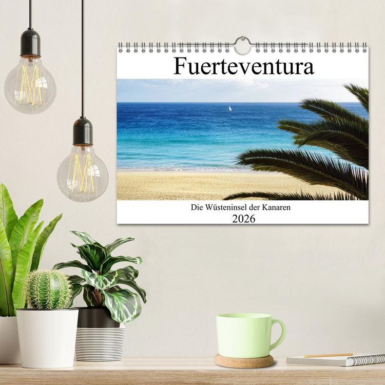Produktbild: Fuerteventura - die W&uuml;steninsel der Kanaren (Wandkalender 2026 DIN A4 quer), CALVENDO Monatskalender