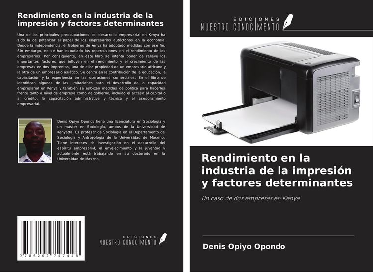Produktbild: Rendimiento en la industria de la impresi&oacute;n y factores determinantes