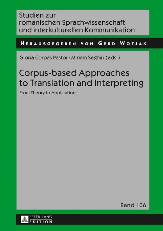 Produktbild: Corpus-based Approaches to Translation and Interpreting
