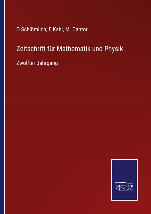 Produktbild: Zeitschrift f&uuml;r Mathematik und Physik