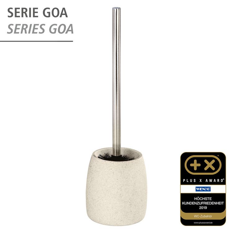 Produktbild: WC-Garnitur Mod. Goa Beige, in Naturstein-Optik