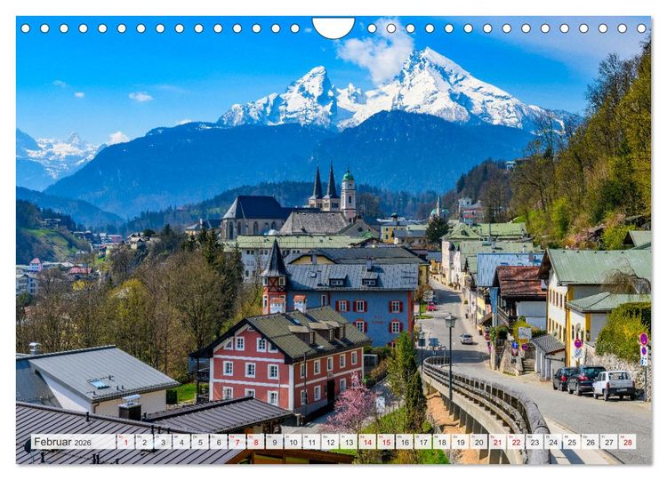 Produktbild: Urlaub im Berchtesgadener Land (Wandkalender 2026 DIN A4 quer), CALVENDO Monatskalender