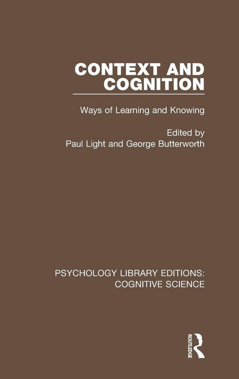 Produktbild: Context and Cognition