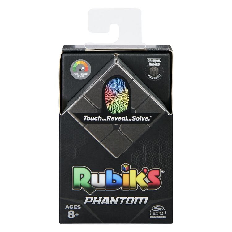 Produktbild: Rubik&rsquo;s Phantom 3x3 Zauberw&uuml;rfel, klassischer Thermo-Twist Cube (Farben leuchten bei warmer Ber&uuml;hrung), f&uuml;r Logik Akrobaten ab 8 Jahren