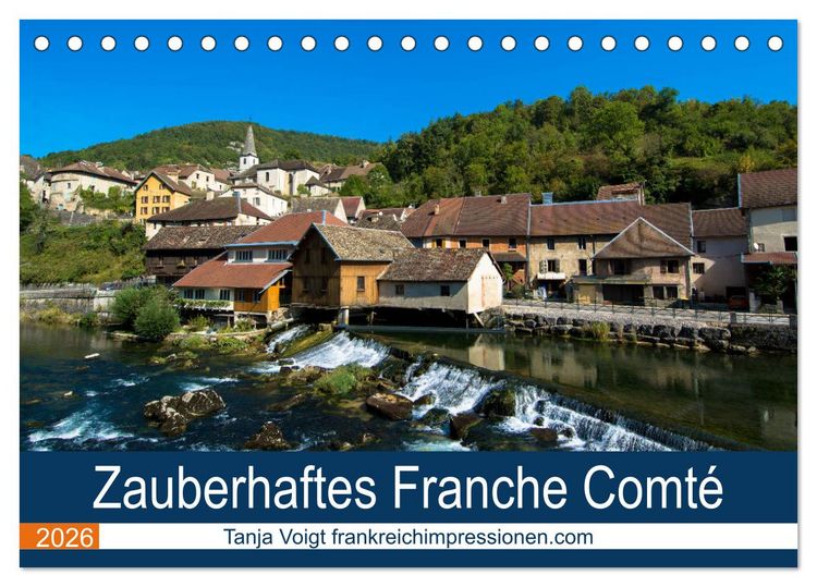 Produktbild: Zauberhaftes Franche Comt&eacute; (Tischkalender 2026 DIN A5 quer), CALVENDO Monatskalender
