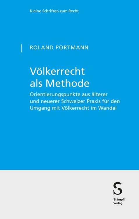 Produktbild: Völkerrecht als Methode