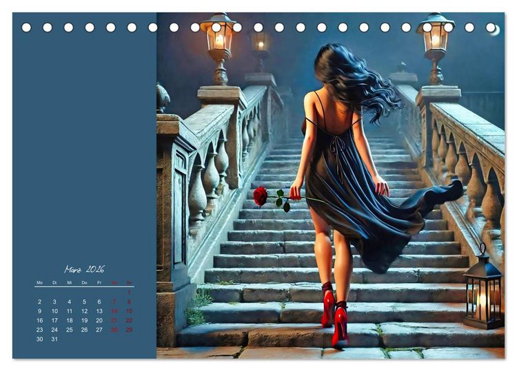 Produktbild: Stilvoll - Das kleine Schwarze (Tischkalender 2026 DIN A5 quer), CALVENDO Monatskalender