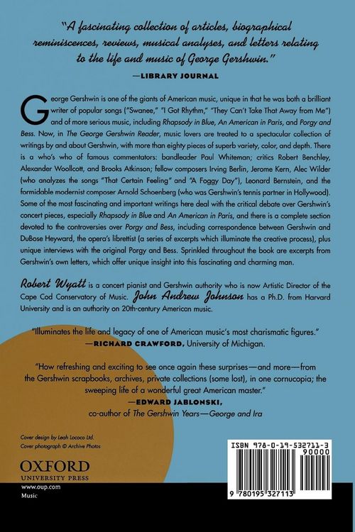 Produktbild: The George Gershwin Reader