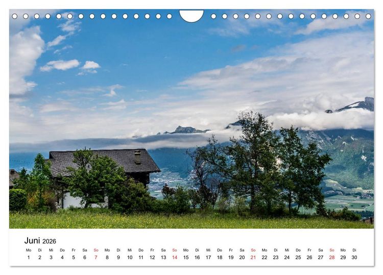 Produktbild: Gesichter der Schweiz - Walliser Weiden (Wandkalender 2026 DIN A4 quer), CALVENDO Monatskalender