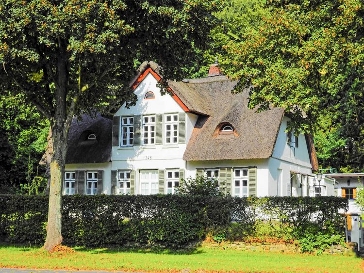 Produktbild: CALVENDO Puzzle Reinbek, Tischlerkate | 1000 Teile Lege-Gr&ouml;&szlig;e 64 &times; 48 cm Foto-Puzzle f&uuml;r gl&uuml;ckliche Stunden