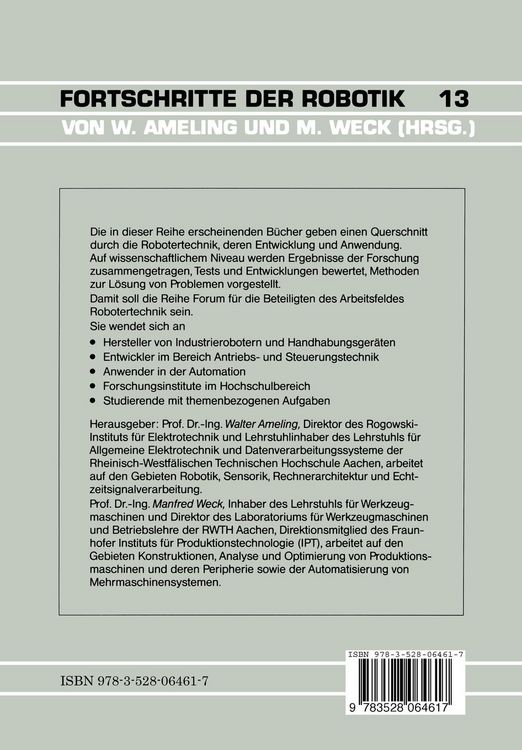 Produktbild: Selbsteinstellende, Modellgest&uuml;tzte Regelung Eines Industrieroboters