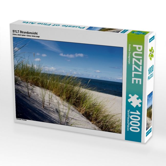 Produktbild: CALVENDO Puzzle SYLT Strandansicht | 1000 Teile Lege-Gr&ouml;&szlig;e 64x48cm Foto-Puzzle f&uuml;r gl&uuml;ckliche Stunden