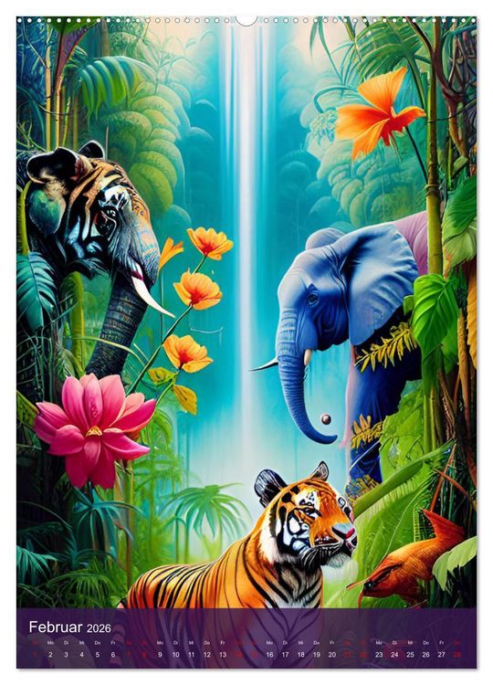 Produktbild: Fotokunst mit KI - Surrealismus (hochwertiger Premium Wandkalender 2026 DIN A2 hoch), Kunstdruck in Hochglanz