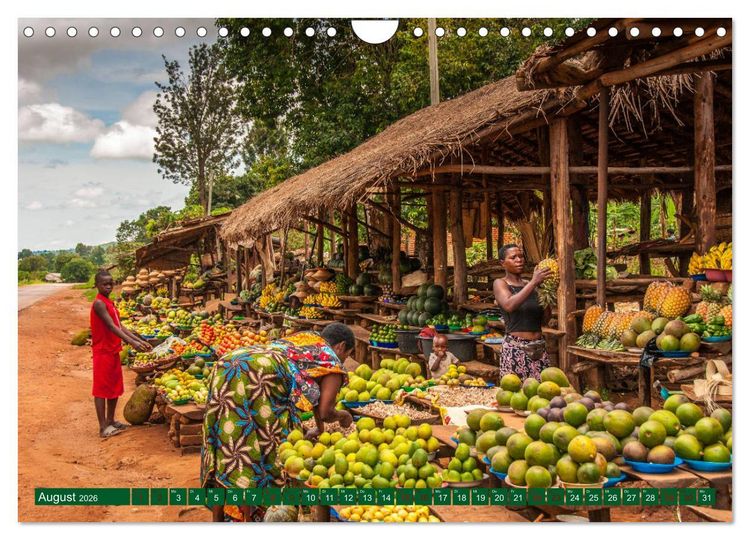 Produktbild: Uganda - im Herzen von Afrika (Wandkalender 2026 DIN A4 quer), CALVENDO Monatskalender