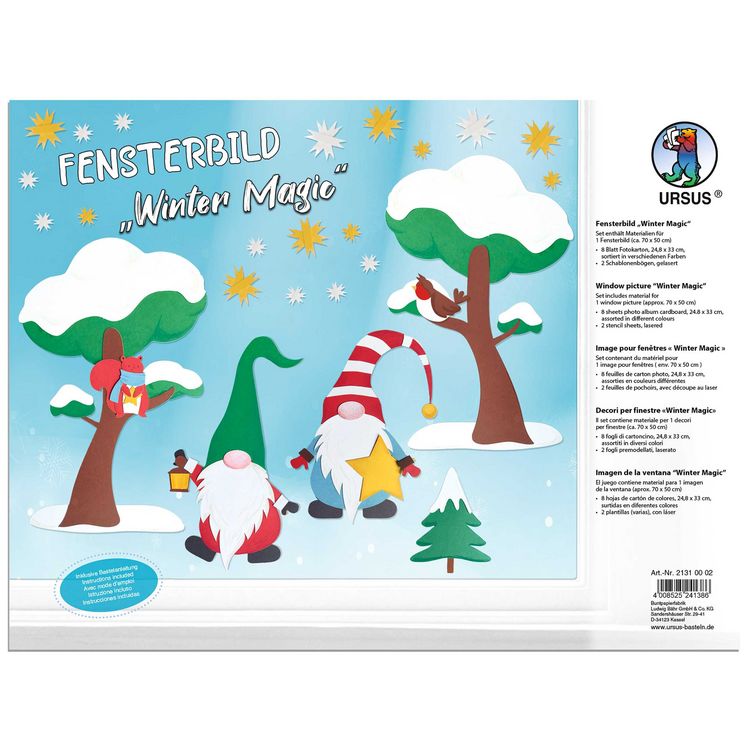 Produktbild: URSUS Fensterbild "Winter Magic"