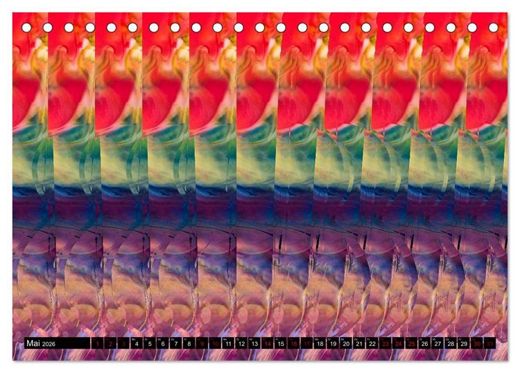 Produktbild: Magische Bilder - 3D Illusionen (Tischkalender 2026 DIN A5 quer), CALVENDO Monatskalender