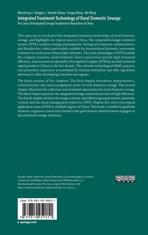 Produktbild: Integrated Treatment Technology of Rural Domestic Sewage