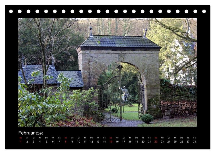Produktbild: Impressionen vom Solinger Klingenpfad (Tischkalender 2026 DIN A5 quer), CALVENDO Monatskalender