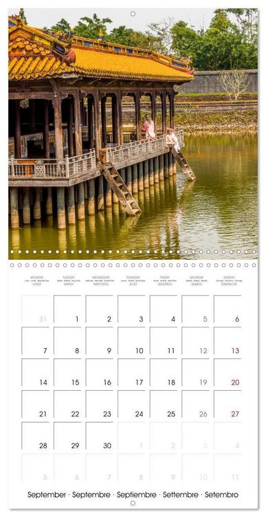 Produktbild: Hue Vietnam&acute;s old imperial city (Wall Calendar 2026 12 &times; 12 Inch) CALVENDO 12 Month Wall Calendar