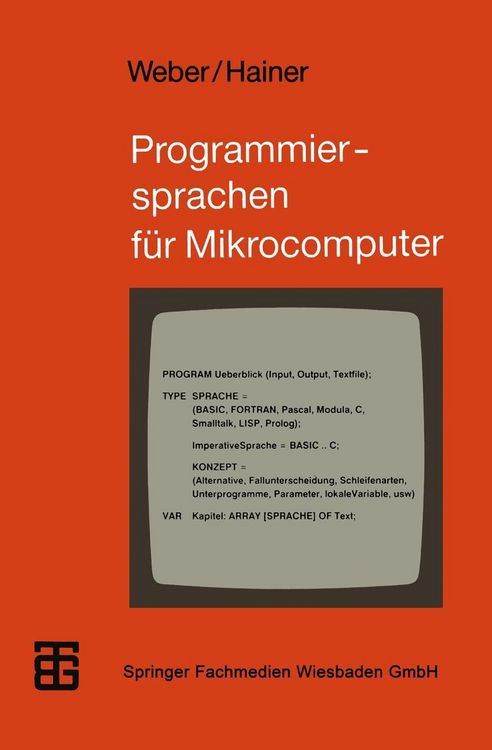 Produktbild: Programmiersprachen f&uuml;r Mikrocomputer