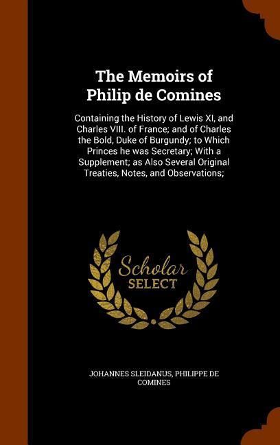 Produktbild: The Memoirs of Philip de Comines