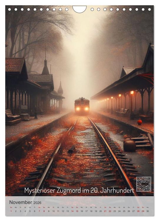 Produktbild: True Crime - Schatten der Vergangenheit (Wandkalender 2026 DIN A4 hoch), CALVENDO Monatskalender