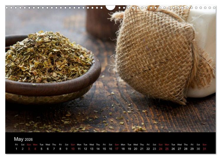 Produktbild: SPICES (Wall Calendar 2026 DIN A3 landscape), CALVENDO 12 Month Wall Calendar