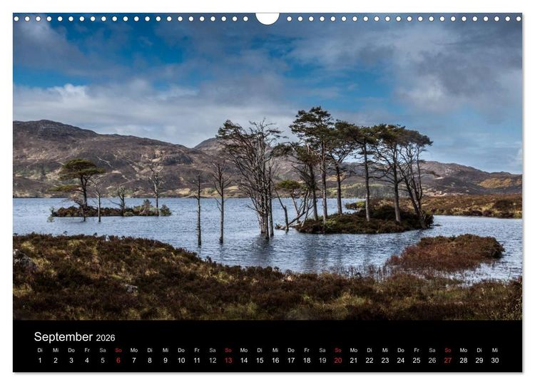 Produktbild: Die Highlands - Schottlands rauher Nordwesten (Wandkalender 2026 DIN A3 quer), CALVENDO Monatskalender