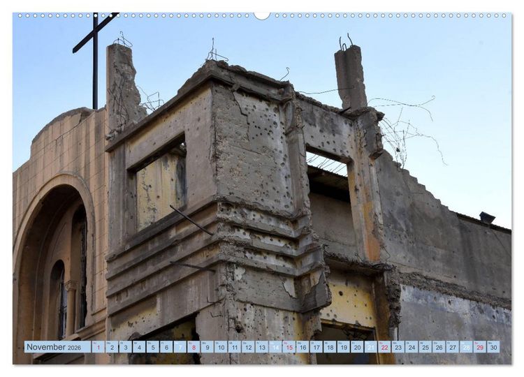 Produktbild: Beirut - auferstanden aus Ruinen (Wandkalender 2026 DIN A2 quer), CALVENDO Monatskalender