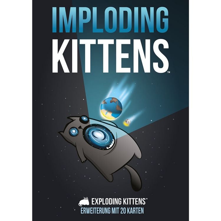 Produktbild: Asmodee EXKD0013 - Imploding Kittens, Erweiterung f&uuml;r Exploding Kittens, 20 Karten, Kartenspiel, Partyspiel