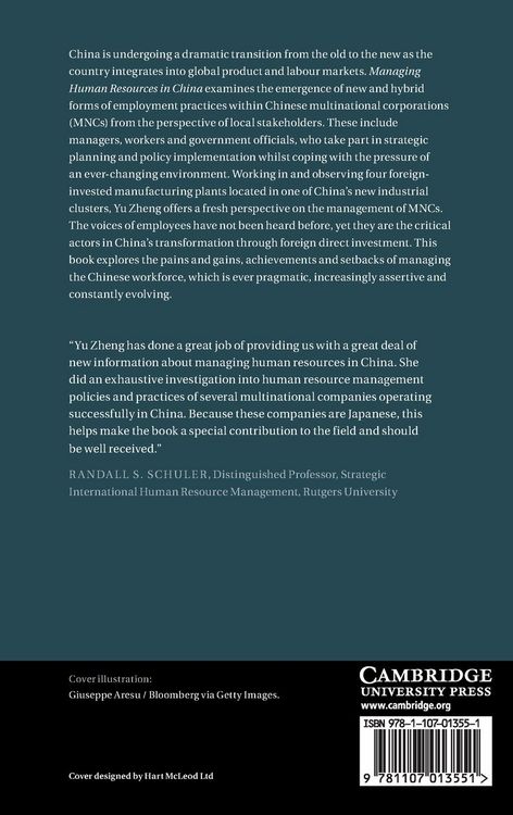 Produktbild: Managing Human Resources in China