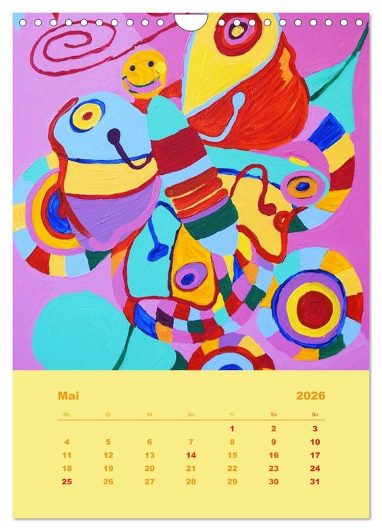 Produktbild: Licht ist bunt - Malerei in Acryl und Aqua &Ouml;l (Wandkalender 2026 DIN A4 hoch), CALVENDO Monatskalender