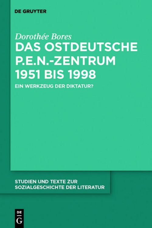 Produktbild: Das ostdeutsche P.E.N.-Zentrum 1951 bis 1998