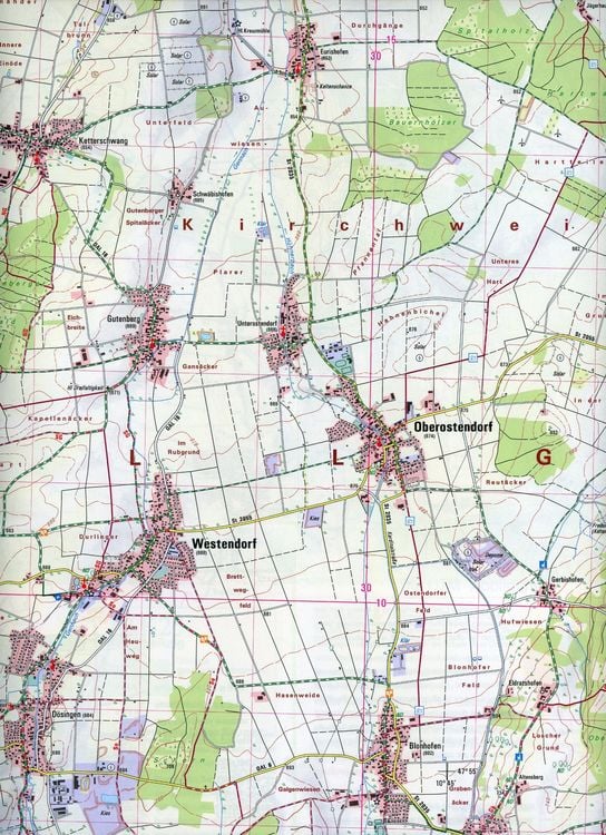 Produktbild: ATK25-P08 Schongau (Amtliche Topographische Karte 1:25000)