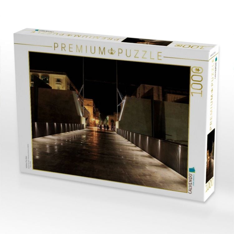 Produktbild: CALVENDO Puzzle Valletta City Gate | 1000 Teile Lege-Gr&ouml;&szlig;e 64x48cm Foto-Puzzle f&uuml;r gl&uuml;ckliche Stunden