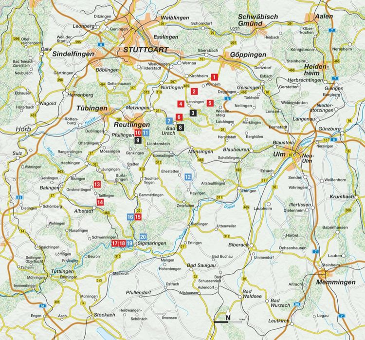 Produktbild: Familienwanderungen auf der westlichen Schw&auml;bischen Alb