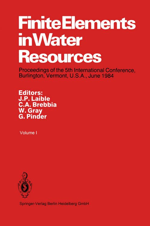 Produktbild: Finite Elements in Water Resources