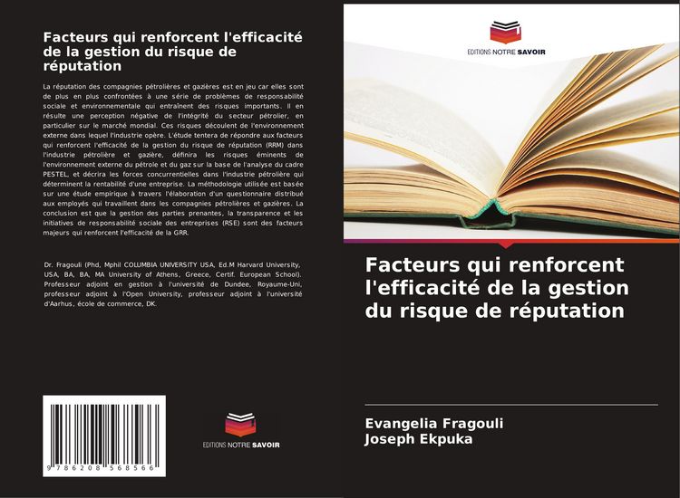 Produktbild: Facteurs qui renforcent l'efficacit&eacute; de la gestion du risque de r&eacute;putation
