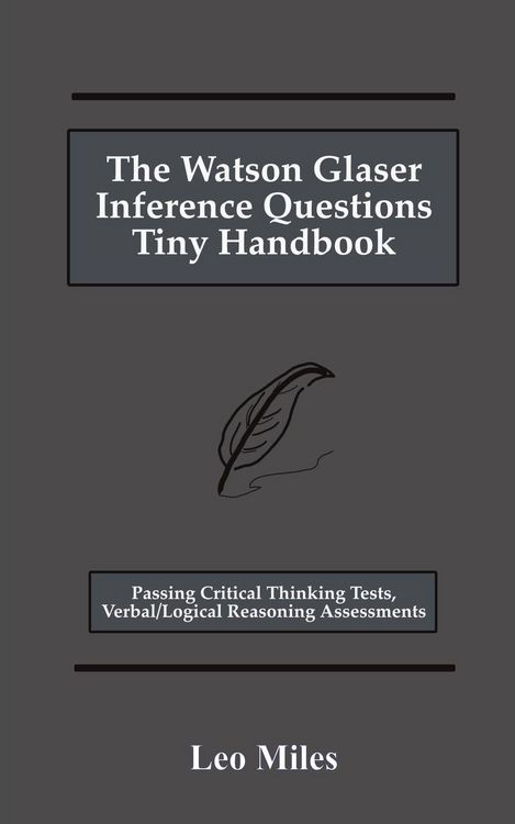 Produktbild: The Watson Glaser Inference Questions Tiny Handbook
