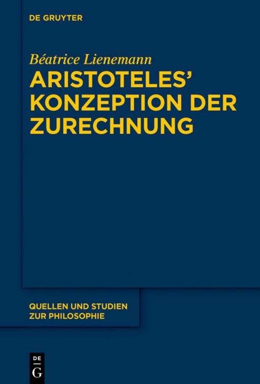Produktbild: Aristoteles&rsquo; Konzeption der Zurechnung