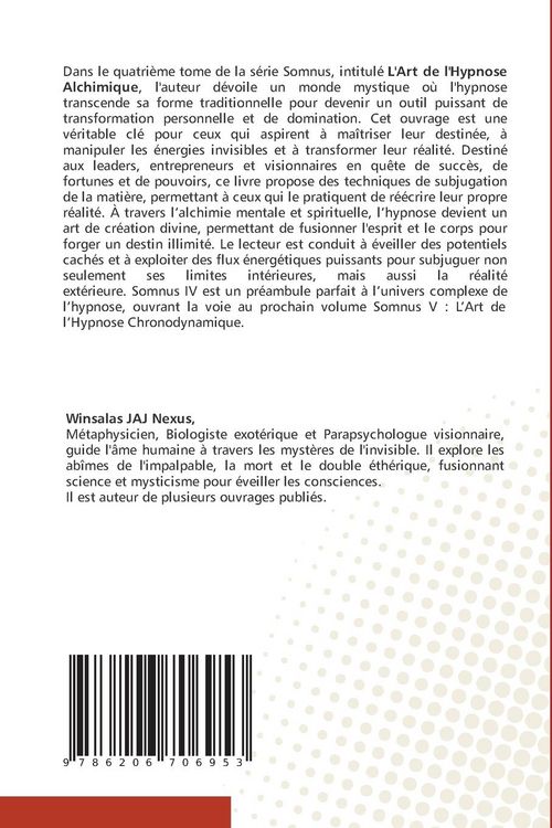Produktbild: Somnus IV : L'Art de l'Hypnose Alchimique