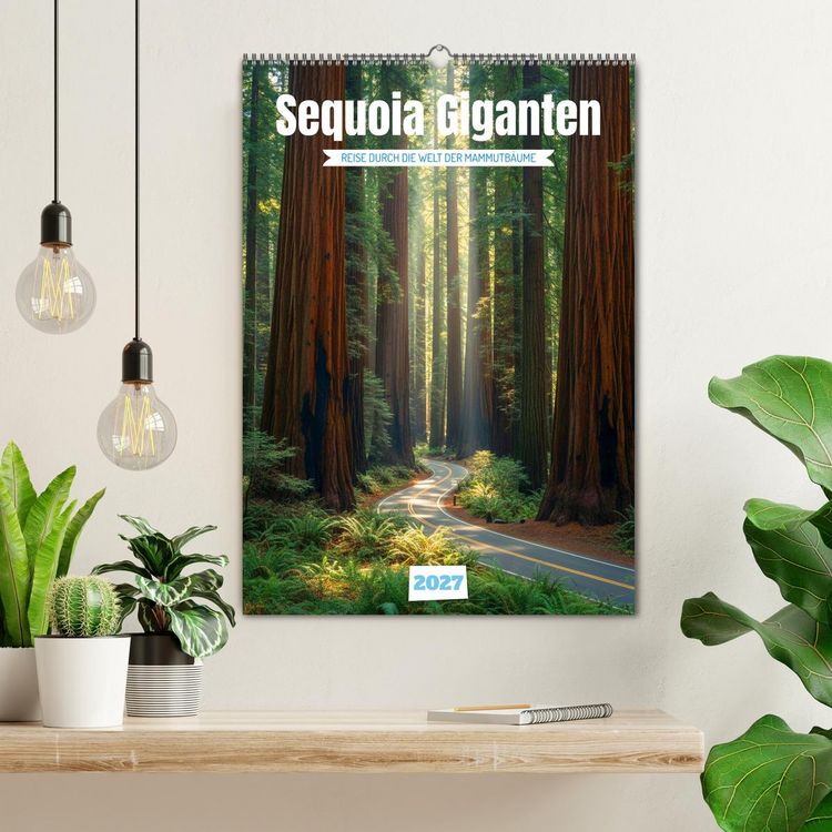 Produktbild: Sequoia Giganten (Wandkalender 2027 DIN A2 hoch), CALVENDO Monatskalender