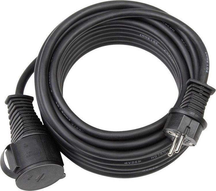 Produktbild: brennenstuhl 1167820 Baustellen-Verl&auml;ngerungskabel IP44 25m schwarz